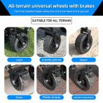 Heavy-Duty Collapsible Beach Wagon with Large Capacity