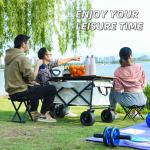 Heavy-Duty Collapsible Beach Wagon with Large Capacity