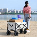 Heavy-Duty Collapsible Beach Wagon with Large Capacity