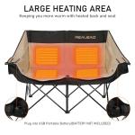 Heated Double Camping Chair for Outdoor Comfort
