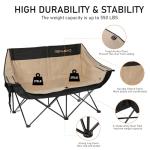 Heated Double Camping Chair for Outdoor Comfort