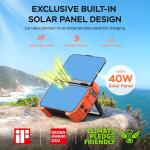 BLAVOR 1600W Portable Power Station with Solar Panel