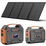300W Portable Solar Generator with 40W Foldable Panel