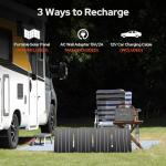 300W Portable Solar Generator with 40W Foldable Panel