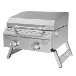 Portable Stainless Steel 2-Burner Gas Grill