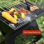 Portable Foldable Charcoal Grill for Camping & Hiking