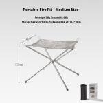 Ultra Lightweight Stainless Steel Portable Camping Grill