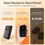 Rechargeable Hand Warmers - 2 Pack with Temp Display