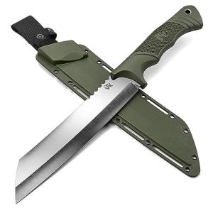 ODENWOLF Survival Machete with Sheath and Grip