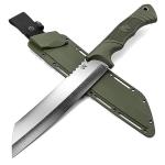 ODENWOLF Survival Machete with Sheath and Grip
