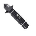 SOG Tech Bowie Fixed Blade Knife with Rubber Grip