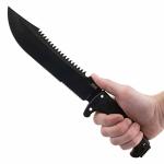 SOG Jungle Primitive Fixed Blade Machete with Sheath