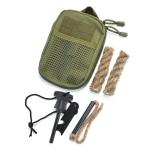 Large Flint Lighter Set with Wooden Handle