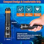 OrcaTorch D710 Super Bright Underwater Diving Light