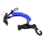 IST Coil Lanyard with Clip and Elastic Loop