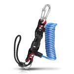 Heavy Duty Scuba Diving Coiled Safety Lanyard