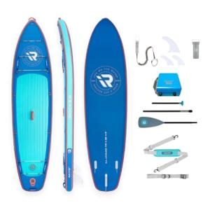 iROCKER All Around 11' Inflatable Paddle Board - Blue