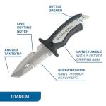 SCUBAPRO Mako Titanium Diving Knife with Sheath