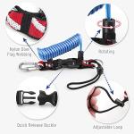 Heavy Duty Scuba Diving Coiled Safety Lanyard