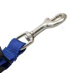Shark Coil Lanyard with Steel Snap, Blue
