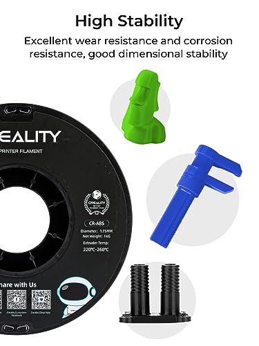 Creality 1.75mm ABS Filament - Black, 1kg