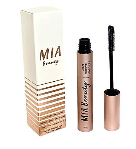 MIA Beauty Organic Black Liquid Mascara for Lashes