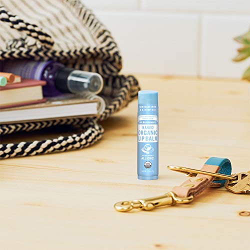 Dr. Bronner's Organic Naked Lip Balm 0.15 Oz