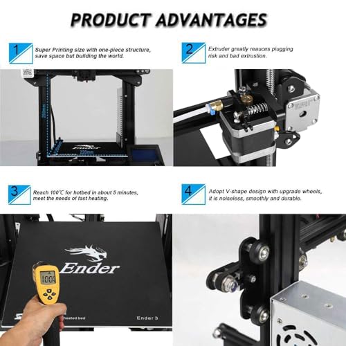 Creality Ender-3 3D Printer with Magnetic Platform