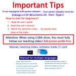 EasyThreed Beginner 3D Printer for PLA/TPU Filament