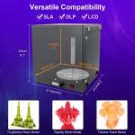 UV Resin Curing Light Box with 360° Turntable