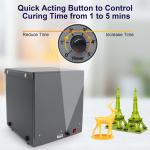 UV Resin Curing Light Box with 360° Turntable