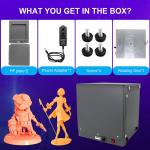 UV Resin Curing Light Box with 360° Turntable