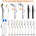 Leifide 50-Piece 3D Printer Nozzle Cleaning Kit