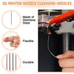 Leifide 50-Piece 3D Printer Nozzle Cleaning Kit