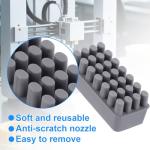3D Printer Silicone Nozzle Cleaning Brush Set