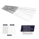 20-Pack 0.4mm Nozzle Cleaning Kit for 3D Printers