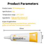 3D Printer Gear Grease Lube for Quiet Operation