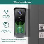 Wireless Video Doorbell Camera with 2-Way Audio