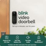 Blink Video Doorbell - HD View, Alexa Compatible