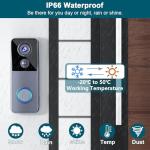Wireless 1080P Smart Video Doorbell Camera