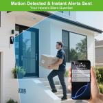 Wireless 2K HD Smart Doorbell Camera with Chime