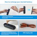 GlowPop 1080p Wireless Doorbell Camera with AI Detection