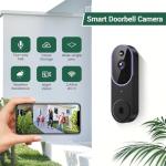 GlowPop 1080p Wireless Doorbell Camera with AI Detection