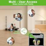 Wireless 2K HD Smart Doorbell Camera with Chime