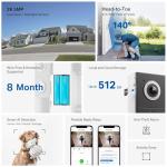 Tapo D235 2K Wireless Video Doorbell with Chime