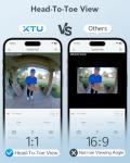 XTU Wireless 2K HD Video Doorbell Camera