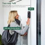 GlowPop 1080p Wireless Doorbell Camera with AI Detection