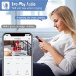 XTU 2K HD Wireless Video Doorbell Camera