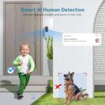 1080P Wireless Video Doorbell with AI Detection