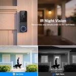 BoilNano 1080P Wireless Video Doorbell Camera
